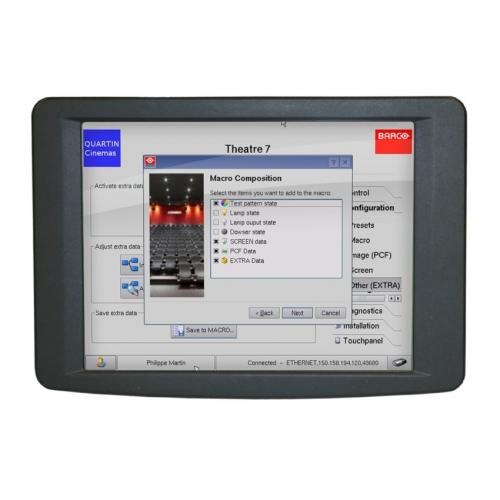 BARCO Communicator Touch Panel